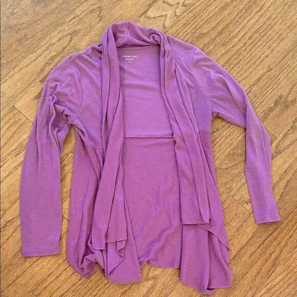 Coldwater Creek, size large/14 lavender cover up - Picture 2 of 10